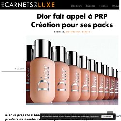 Dior fait appel à PRP Création pour ses packs