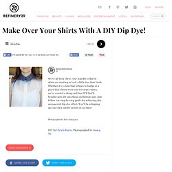 Photo 1- Make Over Your Shirts With A DIY Dip Dye! - StumbleUpon