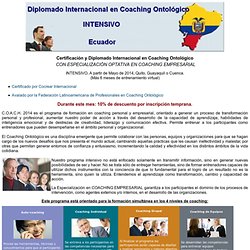 Diplomado Intensivo de Coaching ontológico Ecuador