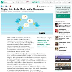 Dipping into Social Media in the Classroom