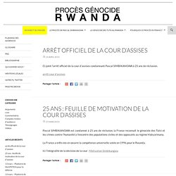 En direct du procès Archives - PROCÈS GÉNOCIDE RWANDA