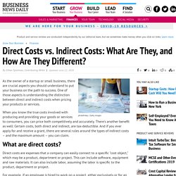 Direct vs. Indirect Costs: Classifying Business Expenses