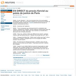 EN DIRECT du procès Kerviel au palais de justice de Paris