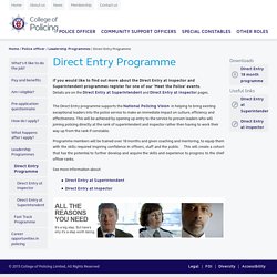 Direct Entry Programme