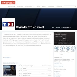 TF1 Direct - Regarder TF1 en direct live sur internet