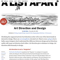 Art Direction and Design