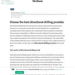 Choose the best directional drilling provider – Directtech Drilling