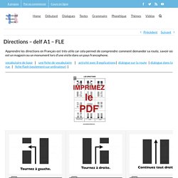 Directions - delf A1 - FLE