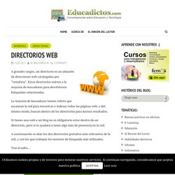 Directorios web