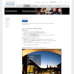 Alumni Directory, Affinity Groups, Jobs - Haas Alumni Network - Haas School of Business, UC Berkeley
