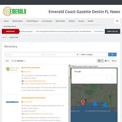 Directory - Emerald Coast Gazette - NWF News
