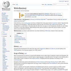 Web directory