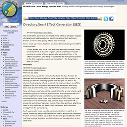 Searl Effect Generator (SEG)