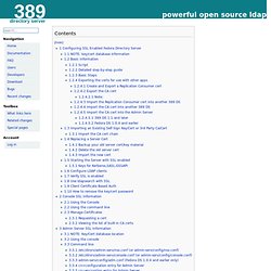 389 Directory Server (Open Source LDAP)