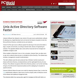 Unix Active Directory Software Faster - PCWorld