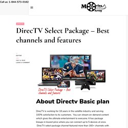 DirecTV Select Package – Best channels and features