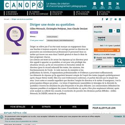 Diriger une école au quotidien