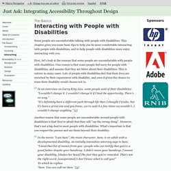 Just Ask: Integrating Accessibility Throughout Design