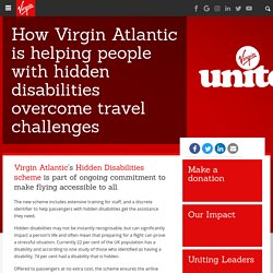 How Virgin Atlantic is helping people with hidden disabilities overcome travel challenges