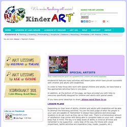 Art for Children and Adults with Disabilities - Lessons Art: KinderArt ®