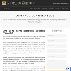 Are Long Term Disability Benefits Taxable?