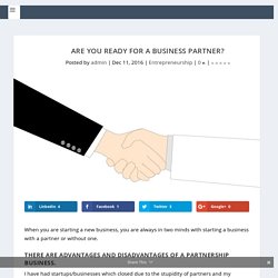 Advantages/Benefits & Disadvantages of Partnership Business