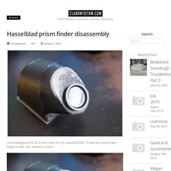 Hasselblad prism finder disassembly – clubantietam.com