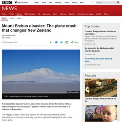 Mount Erebus disaster: The plane crash that changed New Zealand