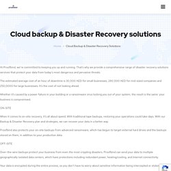 Cloud backup & Disaster Recovery Services in Dubai