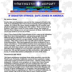 IF DISASTER STRIKES: SAFE ZONES IN AMERICA