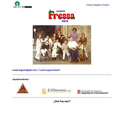 Educación Especial. Projecte FRESSA 2008. Descripción en español