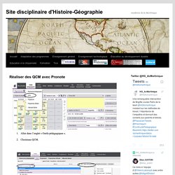 Site disciplinaire d'Histoire-Géographie