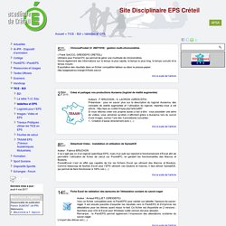 [Site Disciplinaire EPS Créteil] tablettes et EPS