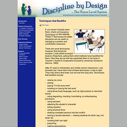 Discipline by Design