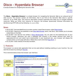 Disco Hyperdata Browser