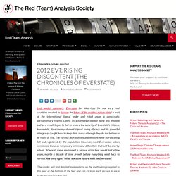 2012 EVT: Rising Discontent (The Chronicles of Everstate