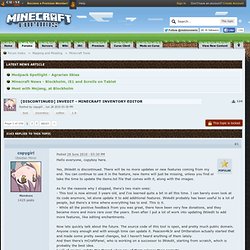 INVedit - Minecraft Forums
