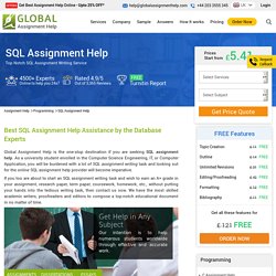 Best Discount on SQL Assignment Help & Assignment Writing
