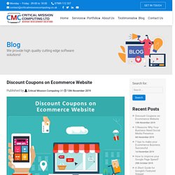 Discount Coupons on Ecommerce Website