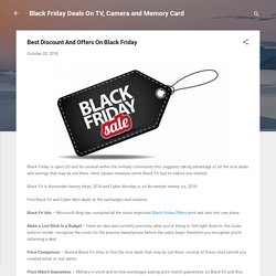 Best Discount And Offers On Black Friday