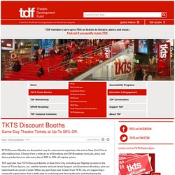 Theatre Development Fund – TDF