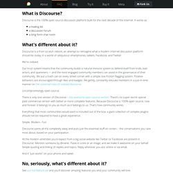 Discourse - FAQ