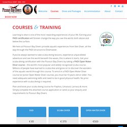 Courses & Training For Diving