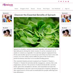 Discover the Essential Benefits of Spinach - Pinkdesk.org