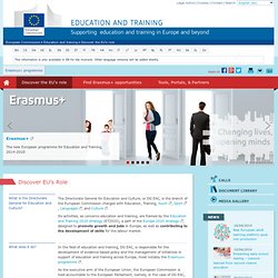 European Commission - Education & Training - Focus - From the Lisbon Strategy to "Europe 2020"