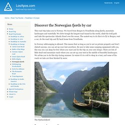Discover the Norwegian fjords by car