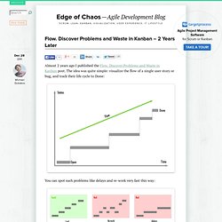 Flow. Discover Problems and Waste in Kanban – 2 Years Later