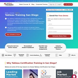 Online Tableau training San Diego