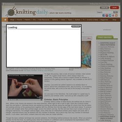 Entrelac! - Knitting Daily