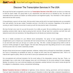Discover The Transcription Services In The USA